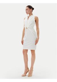 Rinascimento Sukienka koktajlowa CFC0123794003 Biały Regular Fit. Kolor: biały. Materiał: syntetyk. Styl: wizytowy #2