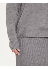 Max Mara Leisure Sweter Salvia 2426366158 Szary Relaxed Fit. Kolor: szary. Materiał: wełna