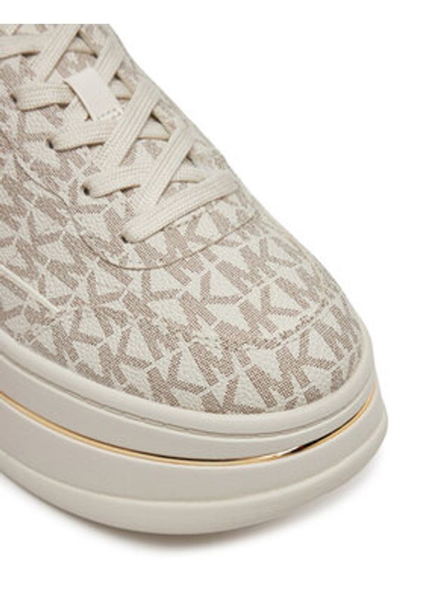 MICHAEL Michael Kors Sneakersy 43S5HYFS2B Écru. Materiał: skóra
