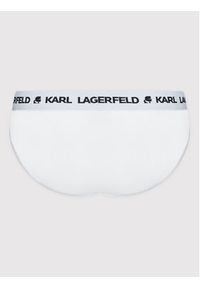 Karl Lagerfeld - KARL LAGERFELD Komplet 2 par fig klasycznych Logo Set 211W2127 Biały. Kolor: biały. Materiał: lyocell #4