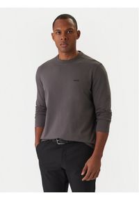BOSS Longsleeve 50506365 Szary ciemny Regular Fit. Kolor: szary. Materiał: bawełna. Długość rękawa: długi rękaw #1