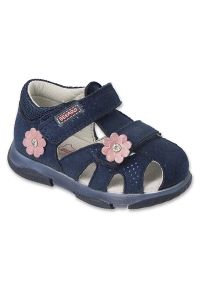 Befado obuwie dziecięce pink 170P078 niebieskie. Zapięcie: rzepy. Kolor: niebieski. Materiał: skóra #2