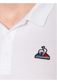 Le Coq Sportif Polo 2310552 Biały Regular Fit. Typ kołnierza: polo. Kolor: biały. Materiał: bawełna