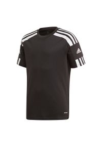 Adidas - Koszulka piłkarska dla dzieci adidas Squadra 21 JSY Y Jr. Kolor: czarny, biały, wielokolorowy. Materiał: jersey. Sport: piłka nożna