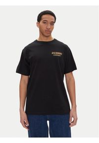 DC Shoes T-Shirt ADYZT05457 Czarny Heritage Fit. Kolor: czarny. Materiał: bawełna