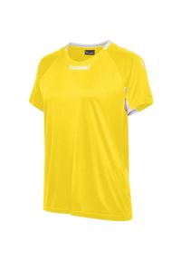Hummel Core Team Jersey Woman S/S. Kolor: żółty. Materiał: jersey