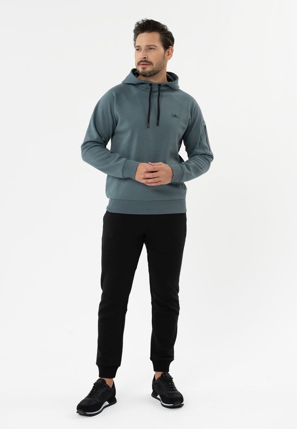 Volcano - Spodnie dresowe joggery N-BASO. Kolor: czarny. Materiał: dresówka