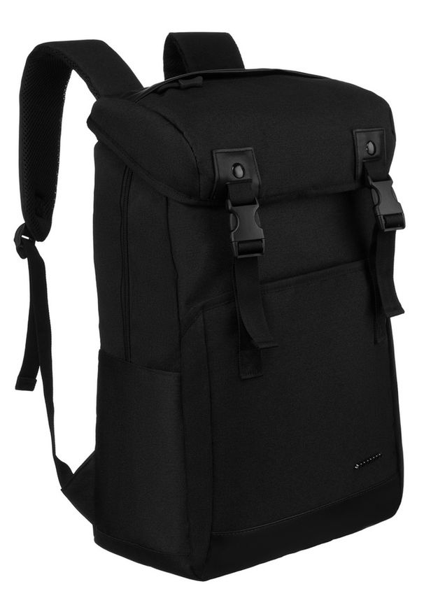 Plecak sportowy Peterson PTN 77713 czarny. Kolor: czarny. Materiał: materiał. Styl: sportowy