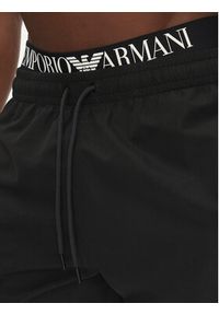 Emporio Armani Szorty kąpielowe EM000686 AF12329 MC117 Czarny Regular Fit. Kolor: czarny. Materiał: syntetyk #4