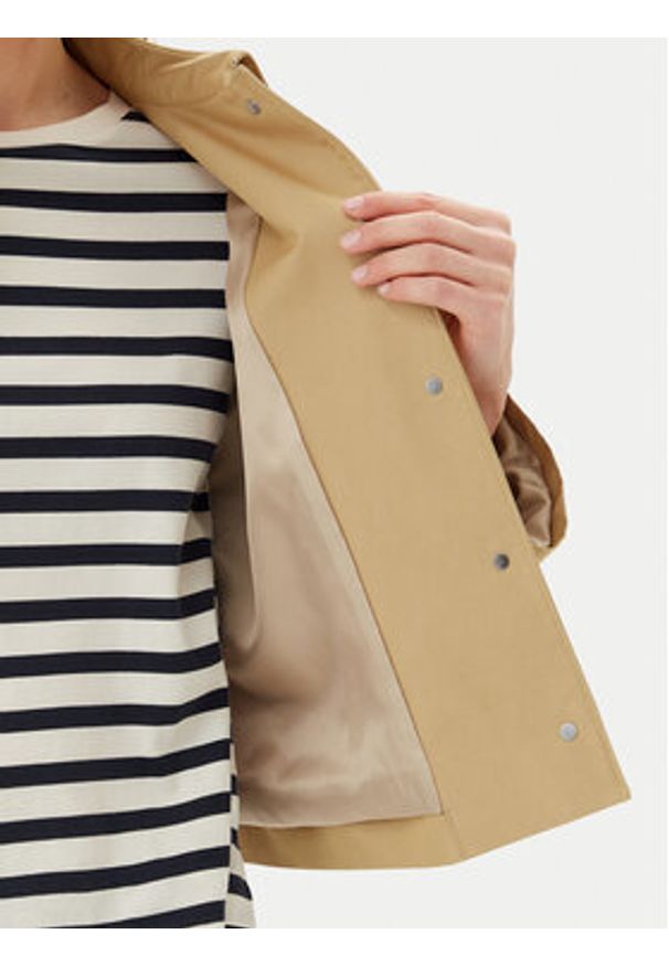 Calvin Klein Kurtka przejściowa K20K208379 Beżowy Relaxed Fit. Kolor: beżowy. Materiał: syntetyk