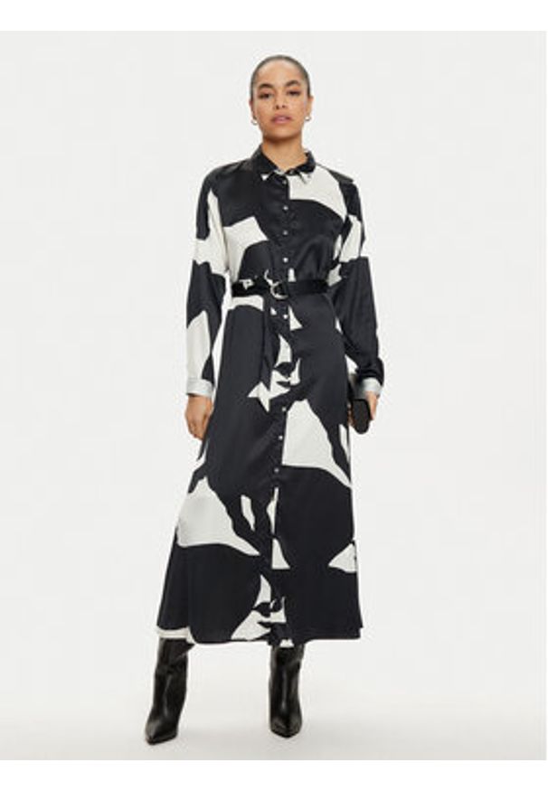 only - ONLY Sukienka koszulowa Jane 15336733 Czarny Regular Fit. Kolor: czarny. Materiał: syntetyk. Typ sukienki: koszulowe
