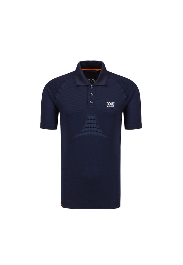 XBIONIC - Polo termoaktywne męskie X-Bionic Invent 4.0 Travel Polo. Typ kołnierza: polo. Kolor: niebieski. Styl: sportowy