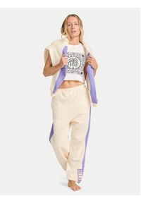 Billabong Spodnie dresowe 73 EBJFB03002 Beżowy Loose Fit. Kolor: beżowy. Materiał: bawełna #2