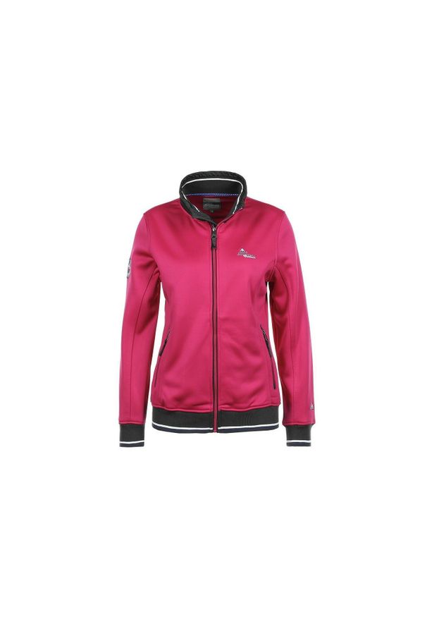 PEAK MOUNTAIN - Kurtka polarowa damska Peak Mountain Acreen. Kolor: różowy. Materiał: polar. Sezon: zima. Sport: narciarstwo