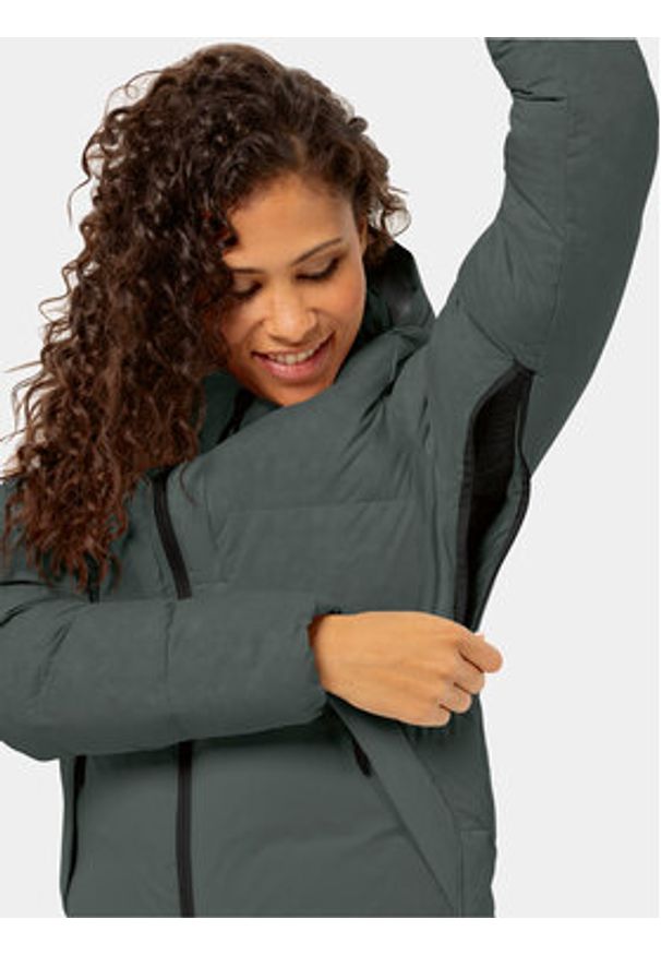 Jack Wolfskin Kurtka zimowa Wandermood Down Jkt 1207321 Zielony Regular Fit. Kolor: zielony. Materiał: syntetyk. Sezon: zima