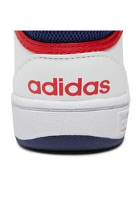 Adidas - adidas Buty Hoops Mid GZ9650 Biały. Kolor: biały. Materiał: skóra