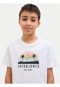 Jack&Jones Junior T-Shirt Palm 12269922 Biały Regular Fit. Kolor: biały. Materiał: bawełna #3