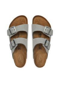 Birkenstock Klapki Arizona Lenb 1020752 Szary. Kolor: szary. Materiał: skóra, nubuk #2