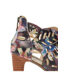 Laura Vita Botki Albane 4 Kolorowy. Materiał: skóra. Wzór: kolorowy #2
