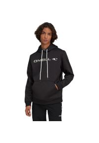 Bluza z kapturem męskie O'Neill Rutile Hooded Fleece. Typ kołnierza: kaptur. Kolor: czarny. Materiał: poliester, materiał #1