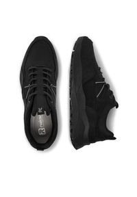 Rieker Sneakersy U1301-01 Czarny. Kolor: czarny. Materiał: materiał #6