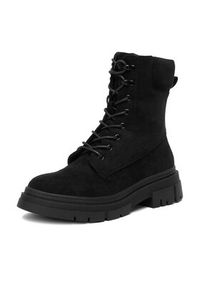 DeeZee Trzewiki HX22002-31 Czarny. Kolor: czarny. Materiał: materiał #3