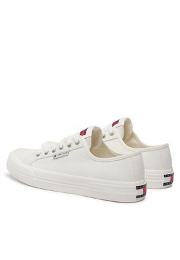 Tommy Jeans Tenisówki EM0EM01365 Biały. Kolor: biały. Materiał: materiał