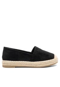 Jenny - JENNY Espadryle WSS990-105 Czarny. Kolor: czarny. Materiał: materiał