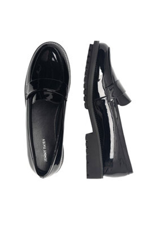 Jenny Fairy Lordsy ANNCHEN WYL1906-12 Czarny. Kolor: czarny. Materiał: skóra