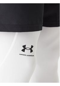 Under Armour Legginsy HeatGear® 1361588 Biały Slim Fit. Kolor: biały. Materiał: syntetyk