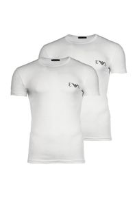 Emporio Armani T-Shirt 30554 Biały Slim Fit. Kolor: biały