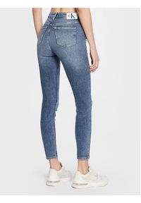 Calvin Klein Jeans Jeansy J20J220628 Niebieski Skinny Fit. Kolor: niebieski