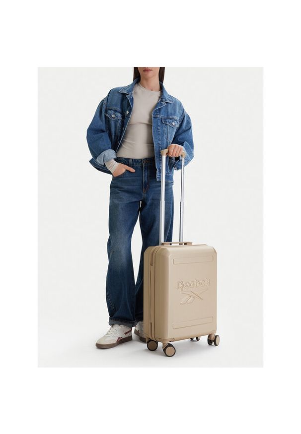 Walizka kabinowa Reebok. Kolor: złoty