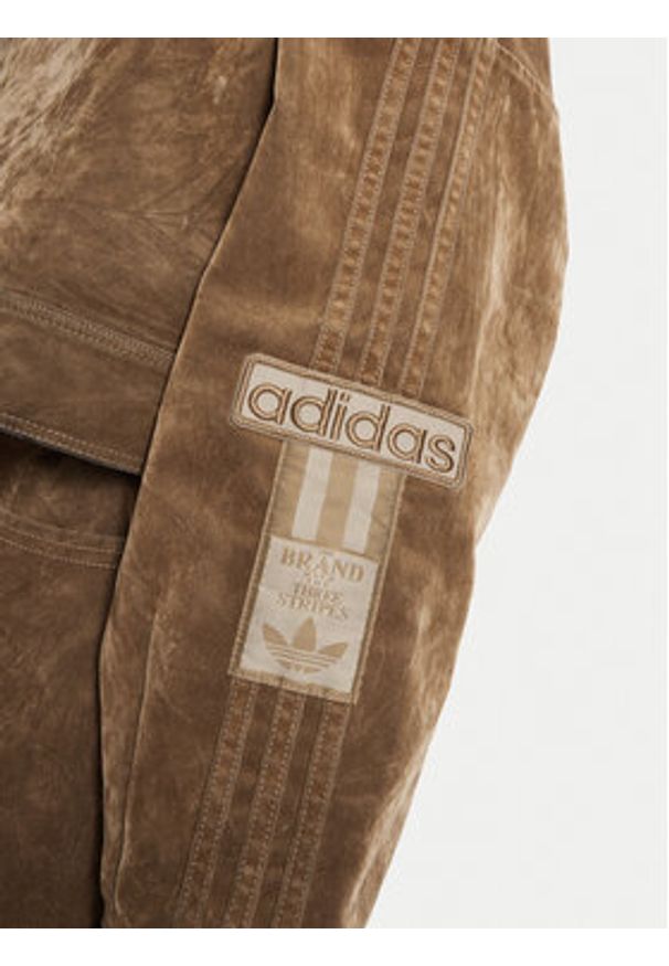 Adidas - adidas Kurtka przejściowa Adibreak JY2393 Brązowy Regular Fit. Kolor: brązowy. Materiał: sztruks, bawełna