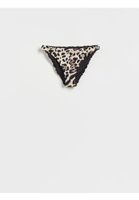 Reserved - Dół od bikini - czarny. Stan: obniżony. Kolor: czarny. Materiał: materiał