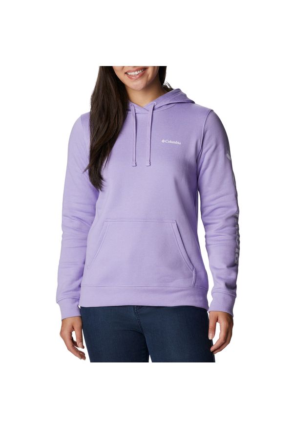 columbia - Bluza trekkingowa damska Columbia Trek Graphic Hooded. Kolor: fioletowy