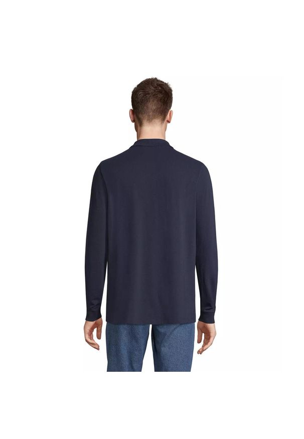 SOL'S - Koszulka polo z długim rękawem Sol's Prime. Okazja: na co dzień. Typ kołnierza: polo. Kolor: niebieski. Długość rękawa: długi rękaw. Długość: długie. Styl: casual, elegancki