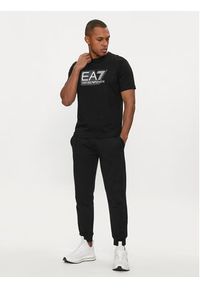EA7 Emporio Armani T-Shirt 3DPT81 PJM9Z 1200 Czarny Regular Fit. Kolor: czarny. Materiał: bawełna #5