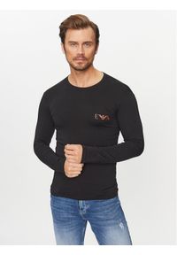 Longsleeve Emporio Armani Underwear. Kolor: czarny. Długość rękawa: długi rękaw