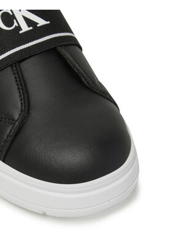 Calvin Klein Jeans Sneakersy V3X9-82087-1355999 Biały. Kolor: biały. Materiał: skóra