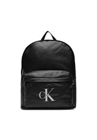 Calvin Klein Jeans Plecak Monogram Soft Campus Bp40 K50K511522 Czarny. Kolor: czarny. Materiał: skóra