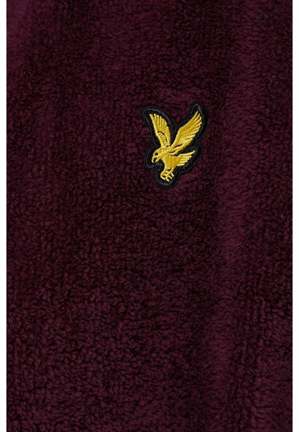 Lyle & Scott - Szlafrok. Kolor: fioletowy. Materiał: dzianina