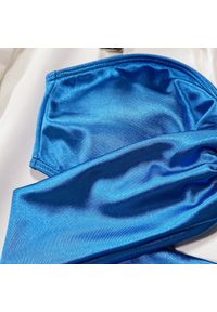 Intica - Bikini bandeau dwuczęściowe regulowane na plażę i basen Zariah. Kolor: niebieski. Materiał: materiał #2