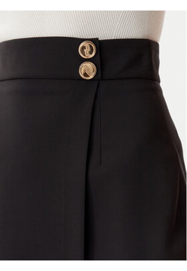 Artigli - ARTIGLI Spódnica ołówkowa ACGO000902 Czarny Slim Fit. Kolor: czarny. Materiał: syntetyk