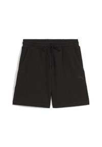 Puma - Damskie szorty HER 5" z wysokim stanem PUMA Black. Stan: podwyższony. Kolor: czarny