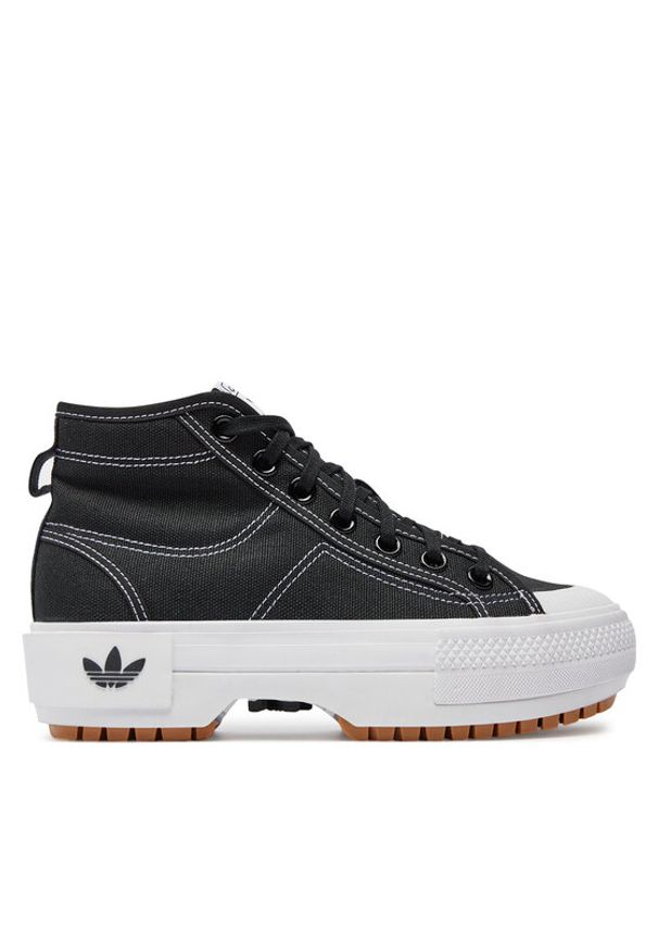 Adidas - adidas Buty Nizza Trek W GZ8857 Czarny. Kolor: czarny. Materiał: materiał