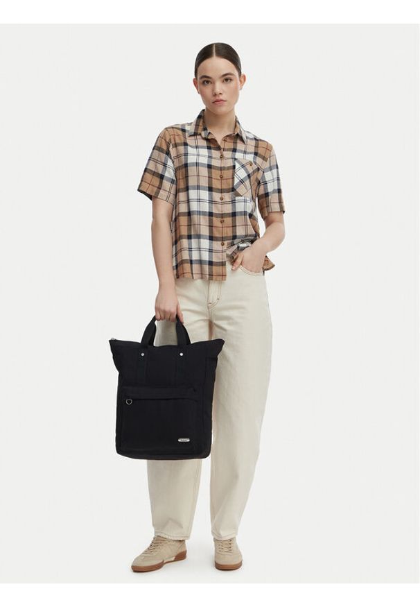 Barbour Plecak Olivia LBA0369BK11 Czarny. Kolor: czarny. Materiał: materiał