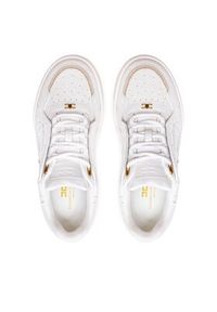Elisabetta Franchi Sneakersy SA-28G-41E2-V380 Biały. Kolor: biały. Materiał: skóra #2