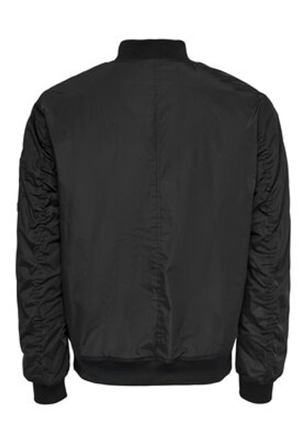 Only & Sons Kurtka bomber Joshua 22023287 Czarny Regular Fit. Kolor: czarny. Materiał: syntetyk