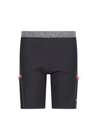 Bermudy z poliestru dla dziewczynki CMP. Kolor: szary. Materiał: poliester. Sport: turystyka piesza #1